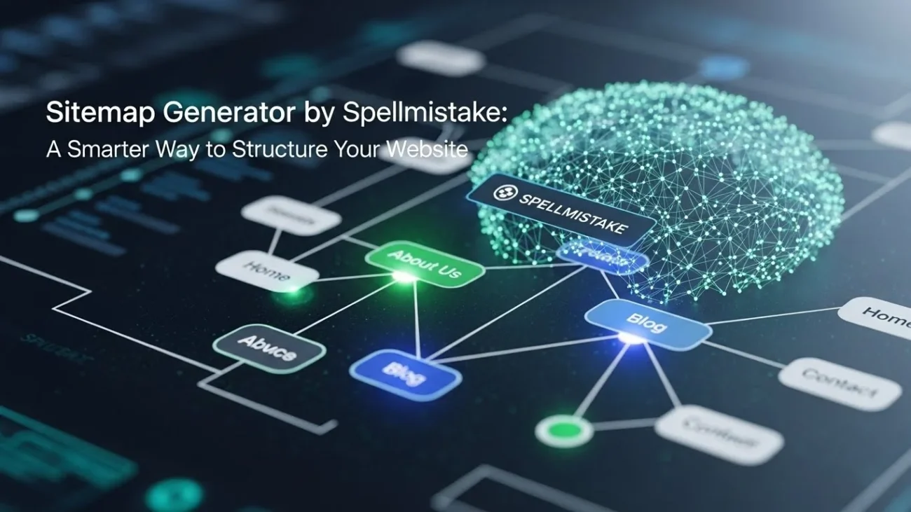 sitemap generator spellmistake