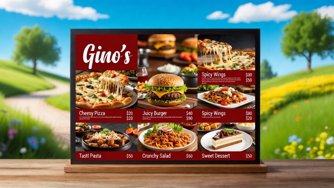 Gino's Menu